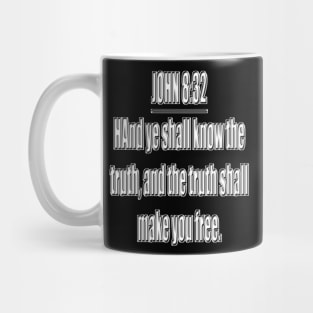 Bible Verse John 8:32 Mug